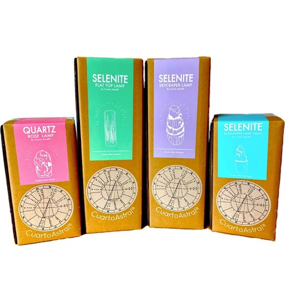 Selenite Flat Top Lamp - Picture 4 of 6